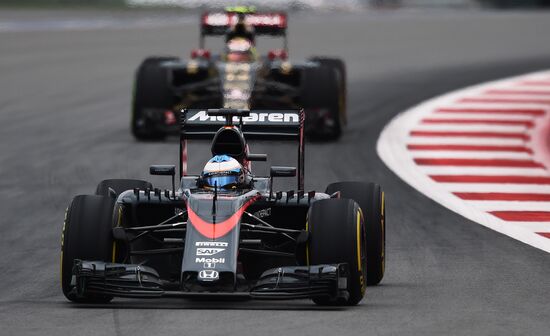 Auto racing. Formula-1. Russian Grand Prix. Free practice