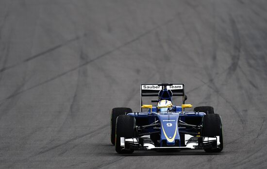 Auto racing. Formula-1. Russian Grand Prix. Free practice