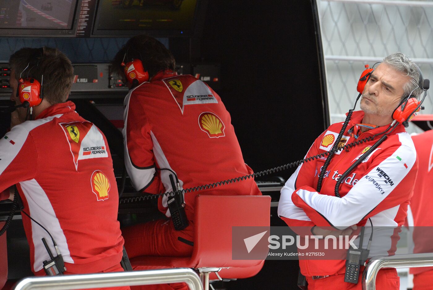 Auto racing. Formula-1. Russian Grand Prix. Free practice
