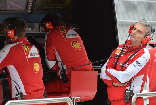 Auto racing. Formula-1. Russian Grand Prix. Free practice