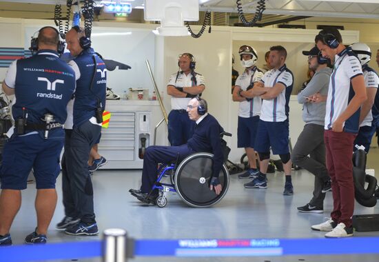 Auto racing. Formula-1. Russian Grand Prix. Free practice