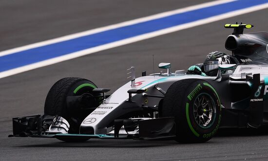 Auto racing. Formula-1. Russian Grand Prix. Free practice
