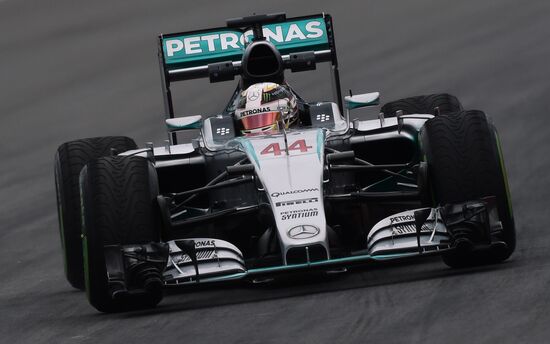 Auto racing. Formula-1. Russian Grand Prix. Free practice
