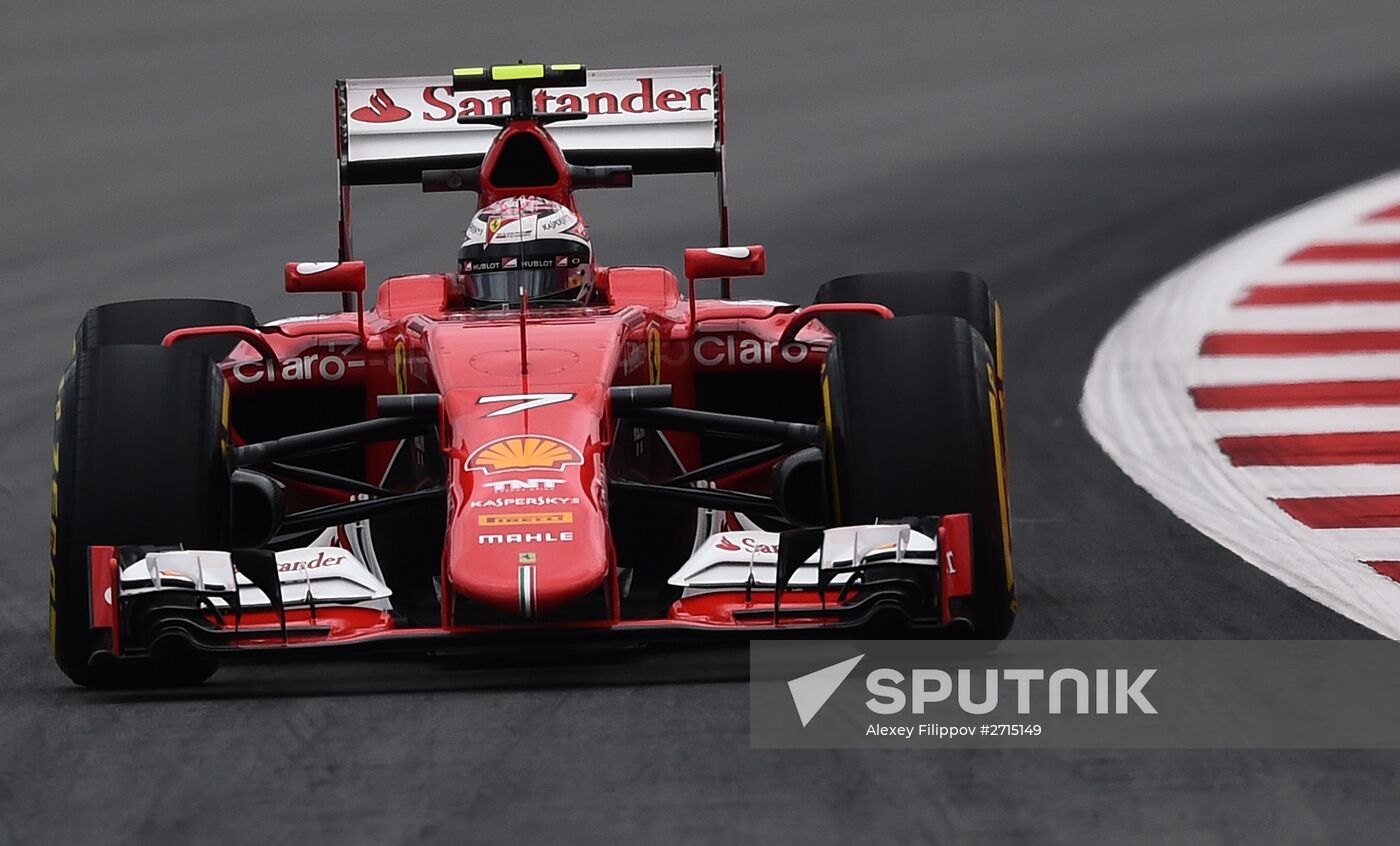Auto racing. Formula-1. Russian Grand Prix. Free practice