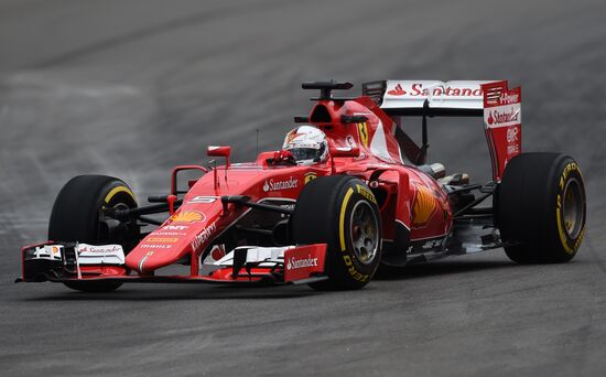 Auto racing. Formula-1. Russian Grand Prix. Free practice