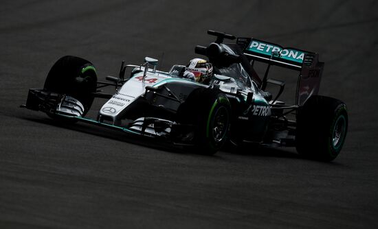 Auto racing. Formula-1. Russian Grand Prix. Free practice