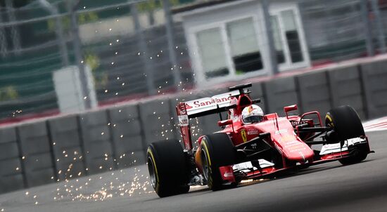 Auto racing. Formula-1. Russian Grand Prix. Free practice