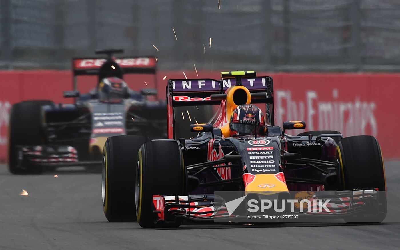 Auto racing. Formula-1. Russian Grand Prix. Free practice