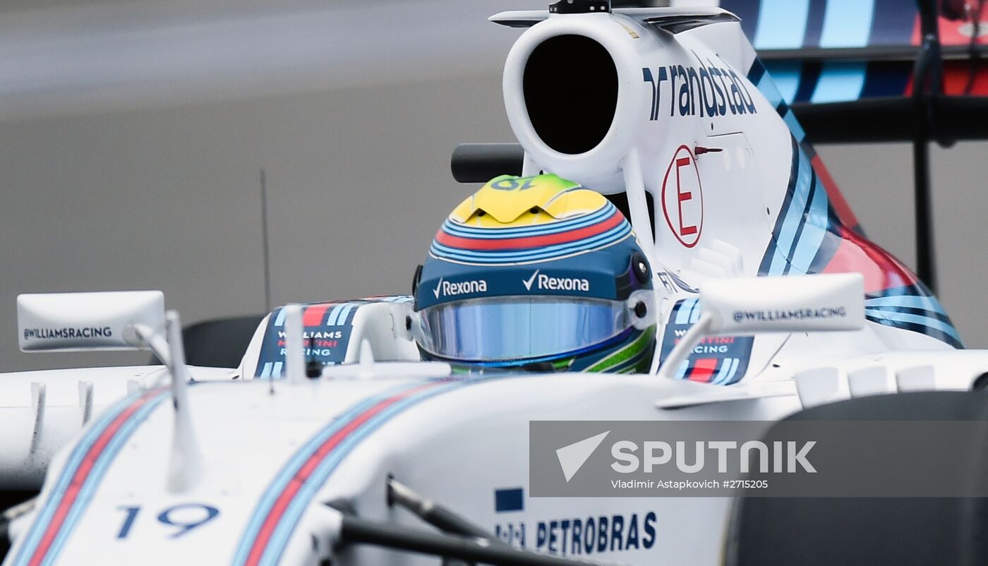 Auto racing. Formula-1. Russian Grand Prix. Free practice
