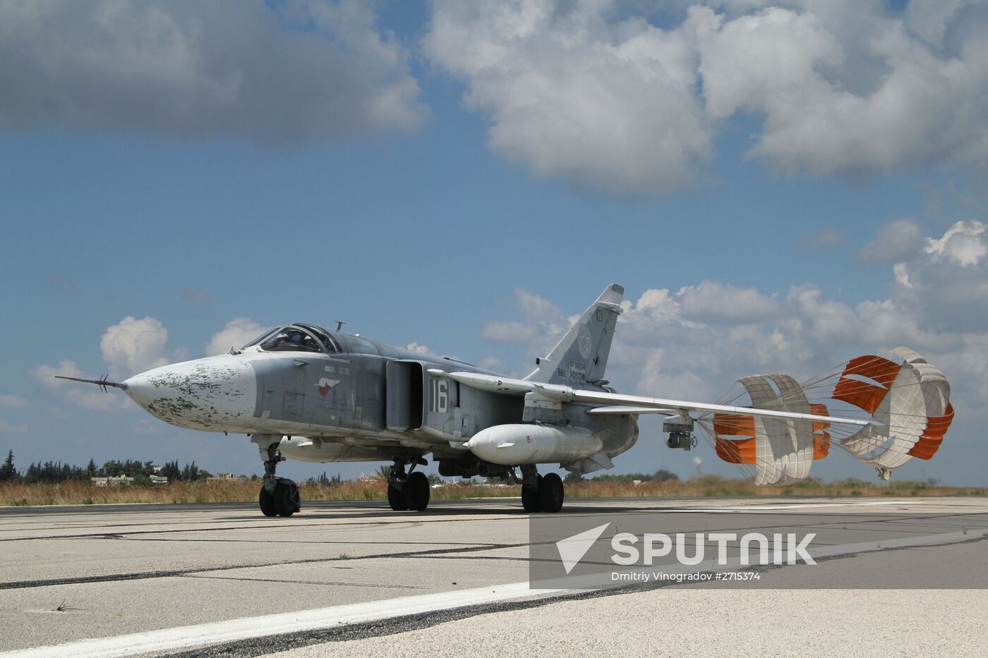 Russian aircraft at Latakia airport