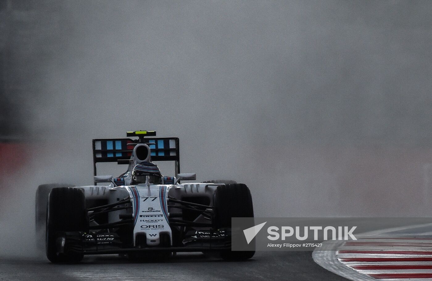 Auto racing. Formula-1. Russian Grand Prix. Free practice