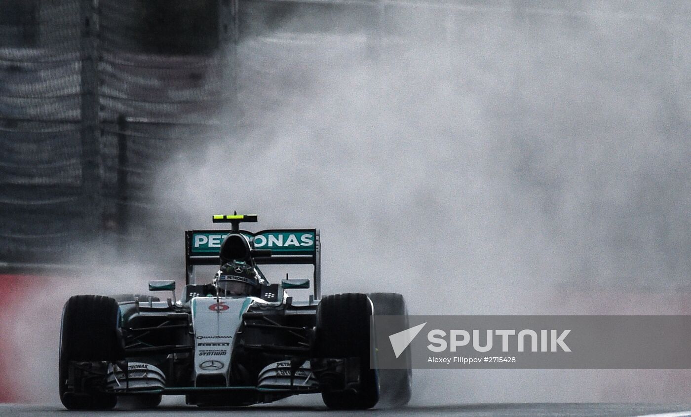 Auto racing. Formula-1. Russian Grand Prix. Free practice