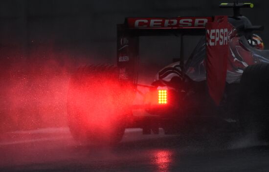 Auto racing. Formula-1. Russian Grand Prix. Free practice