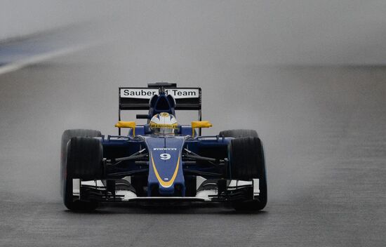 Auto racing. Formula-1. Russian Grand Prix. Free practice