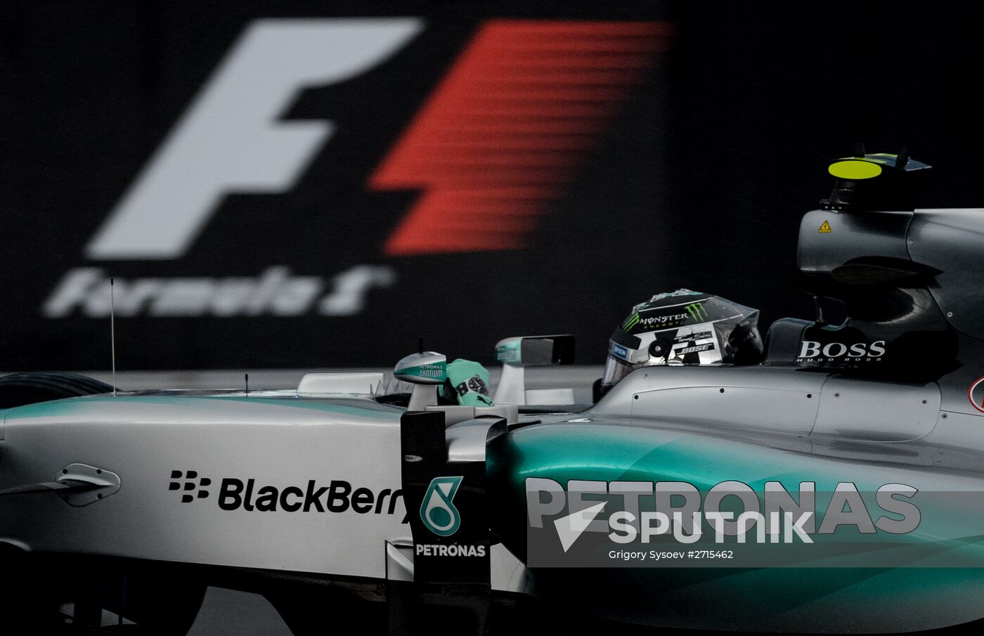 Auto racing. Formula-1. Russian Grand Prix. Free practice