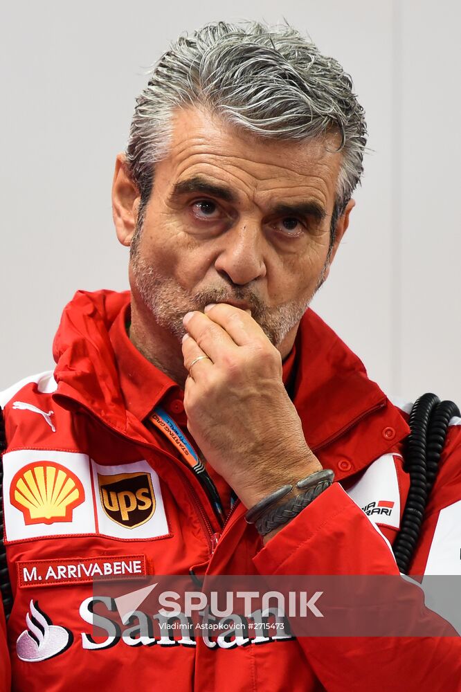 Auto racing. Formula-1. Russian Grand Prix. Free practice