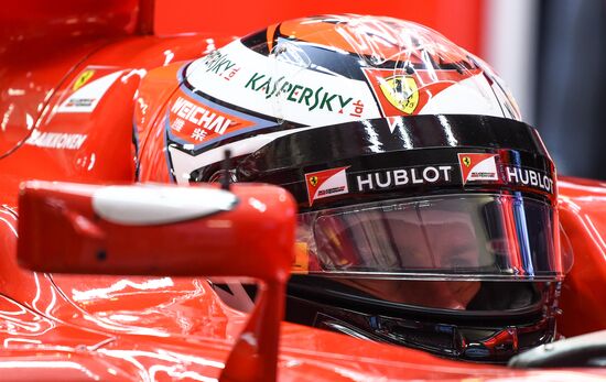 Auto racing. Formula-1. Russian Grand Prix. Free practice