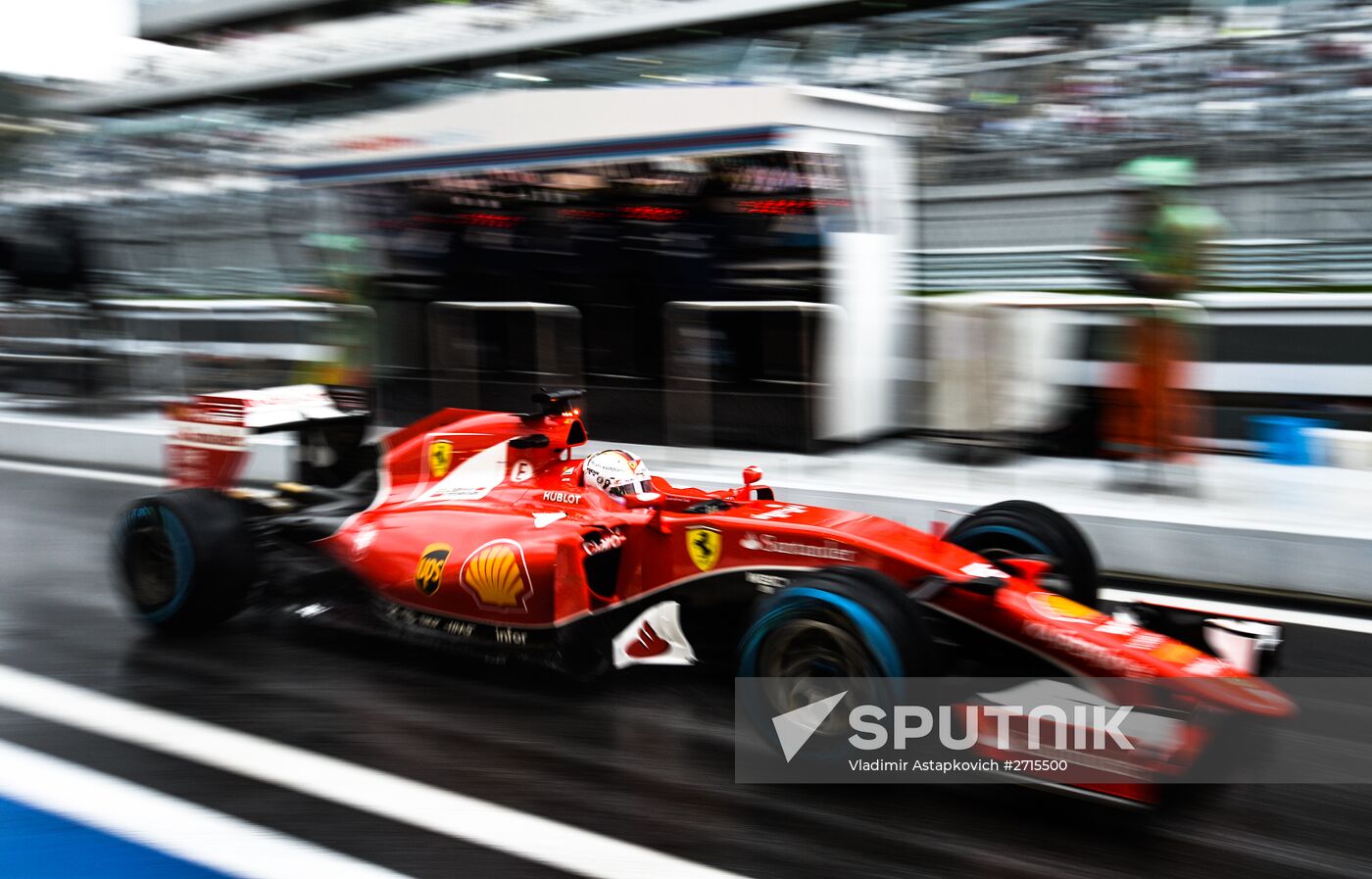 Auto racing. Formula-1. Russian Grand Prix. Free practice