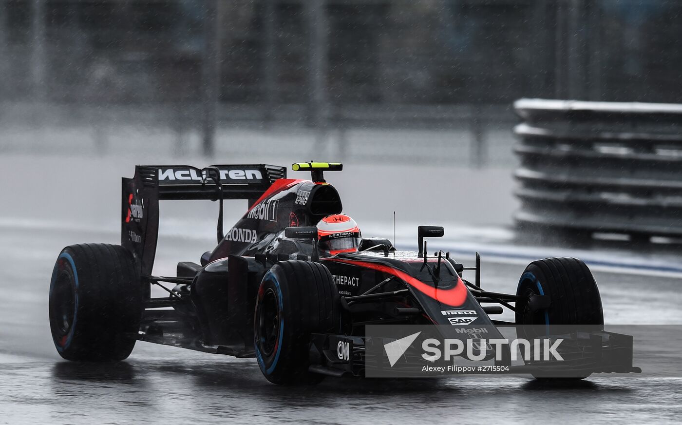 Auto racing. Formula-1. Russian Grand Prix. Free practice