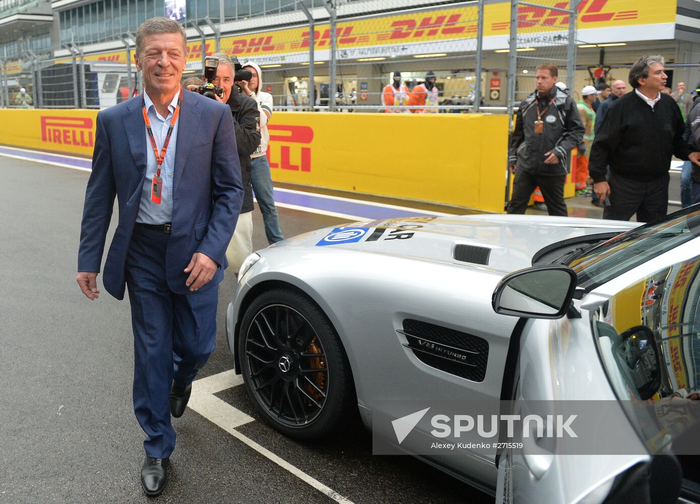 Auto racing. Formula-1. Russian Grand Prix. Free practice