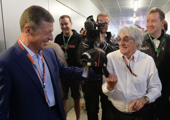 Auto racing. Formula-1. Russian Grand Prix. Free practice