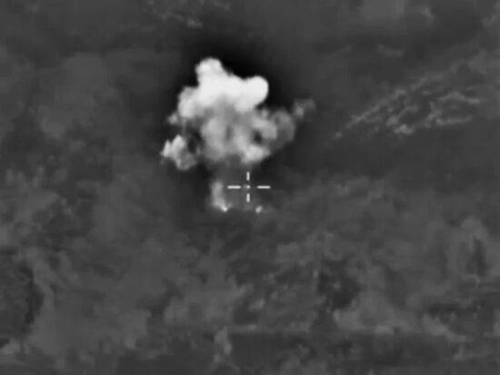 Russian air force strike Islamic State