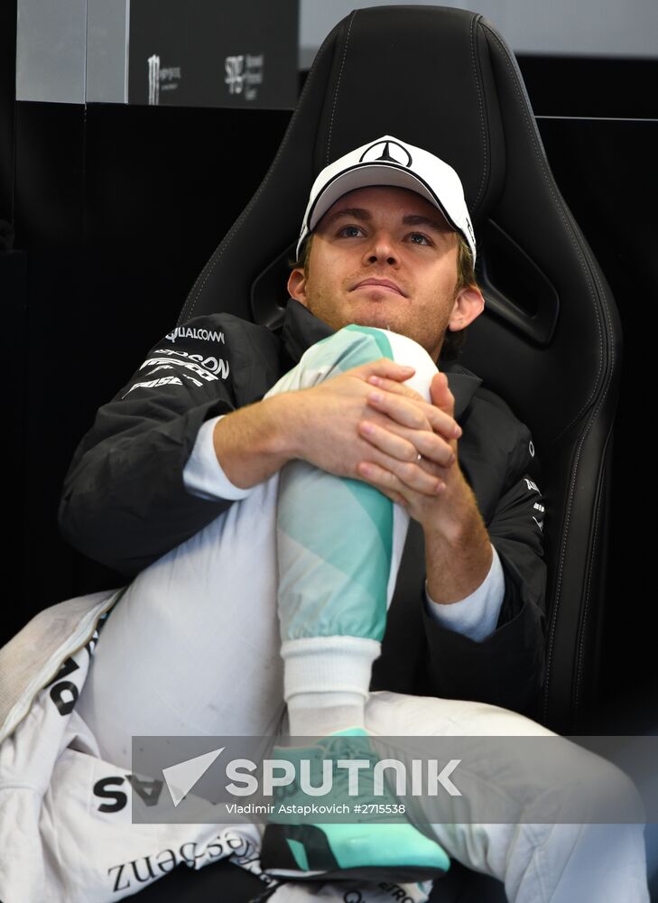 Auto racing. Formula-1. Russian Grand Prix. Free practice