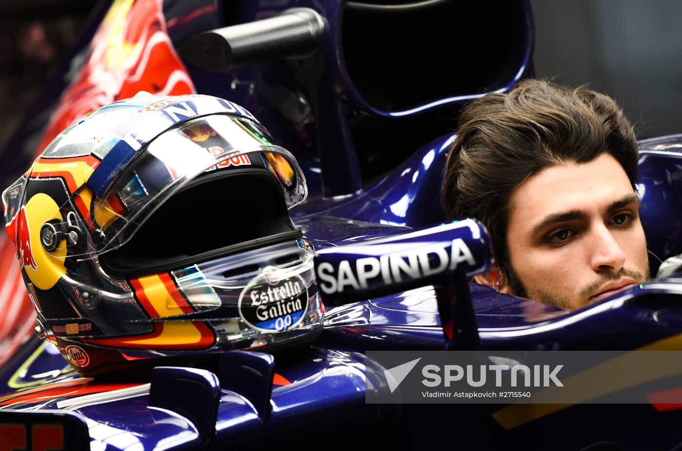 Auto racing. Formula-1. Russian Grand Prix. Free practice