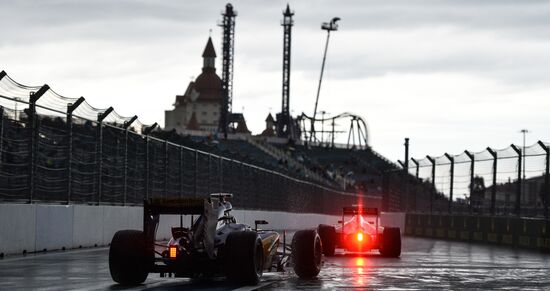 Auto racing. Formula-1. Russian Grand Prix. Free practice