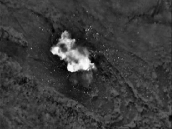 Russian Air Force strikes Islamic State positions in Syria