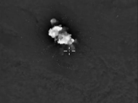 Russian Air Force strikes Islamic State positions in Syria