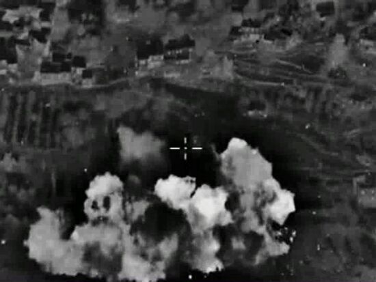 Russian Air Force strikes Islamic State positions in Syria