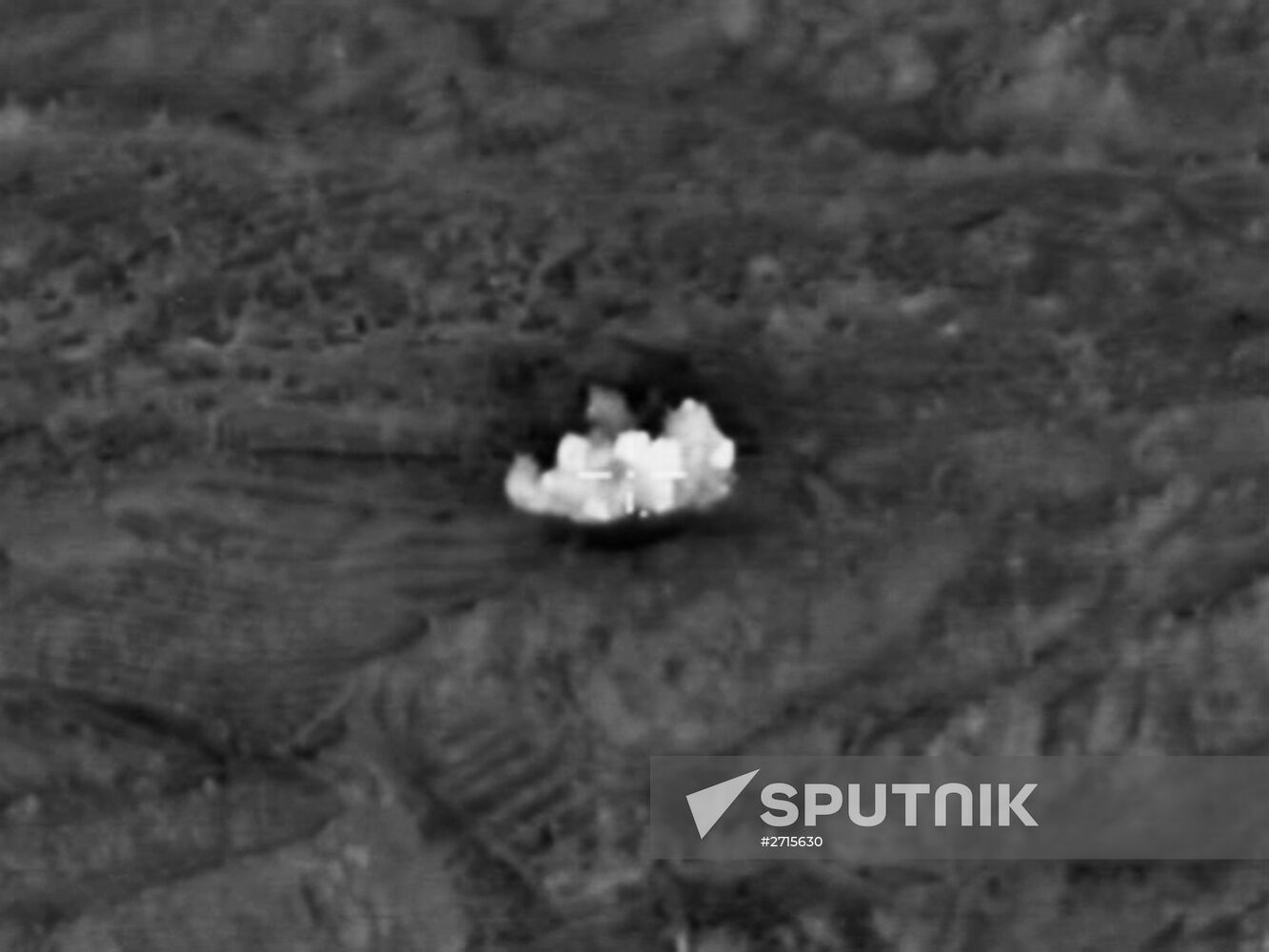 Russian Air Force strikes Islamic State positions in Syria