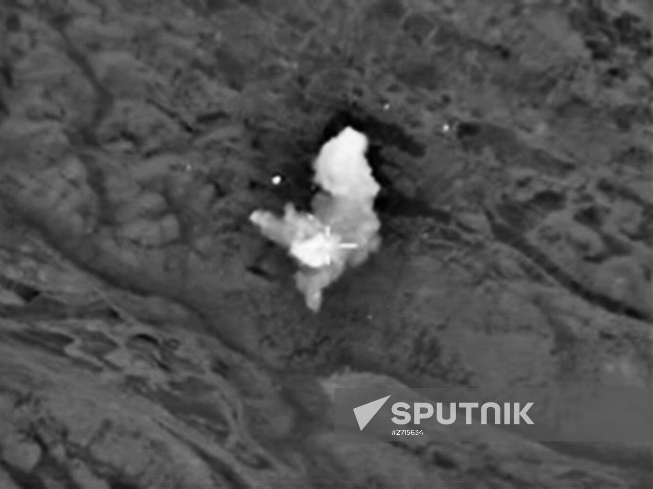 Russian Air Force strikes Islamic State positions in Syria