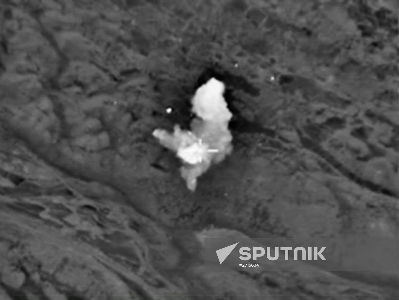 Russian Air Force strikes Islamic State positions in Syria