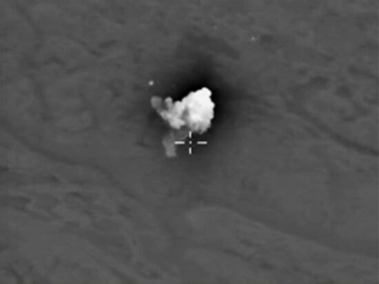 Russian Air Force strikes Islamic State positions in Syria