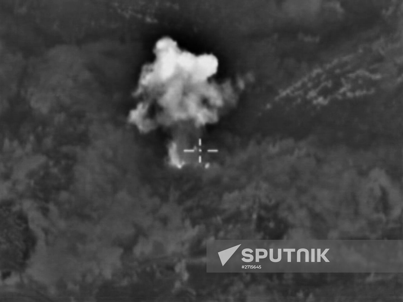 Russian Air Force strikes Islamic State positions in Syria