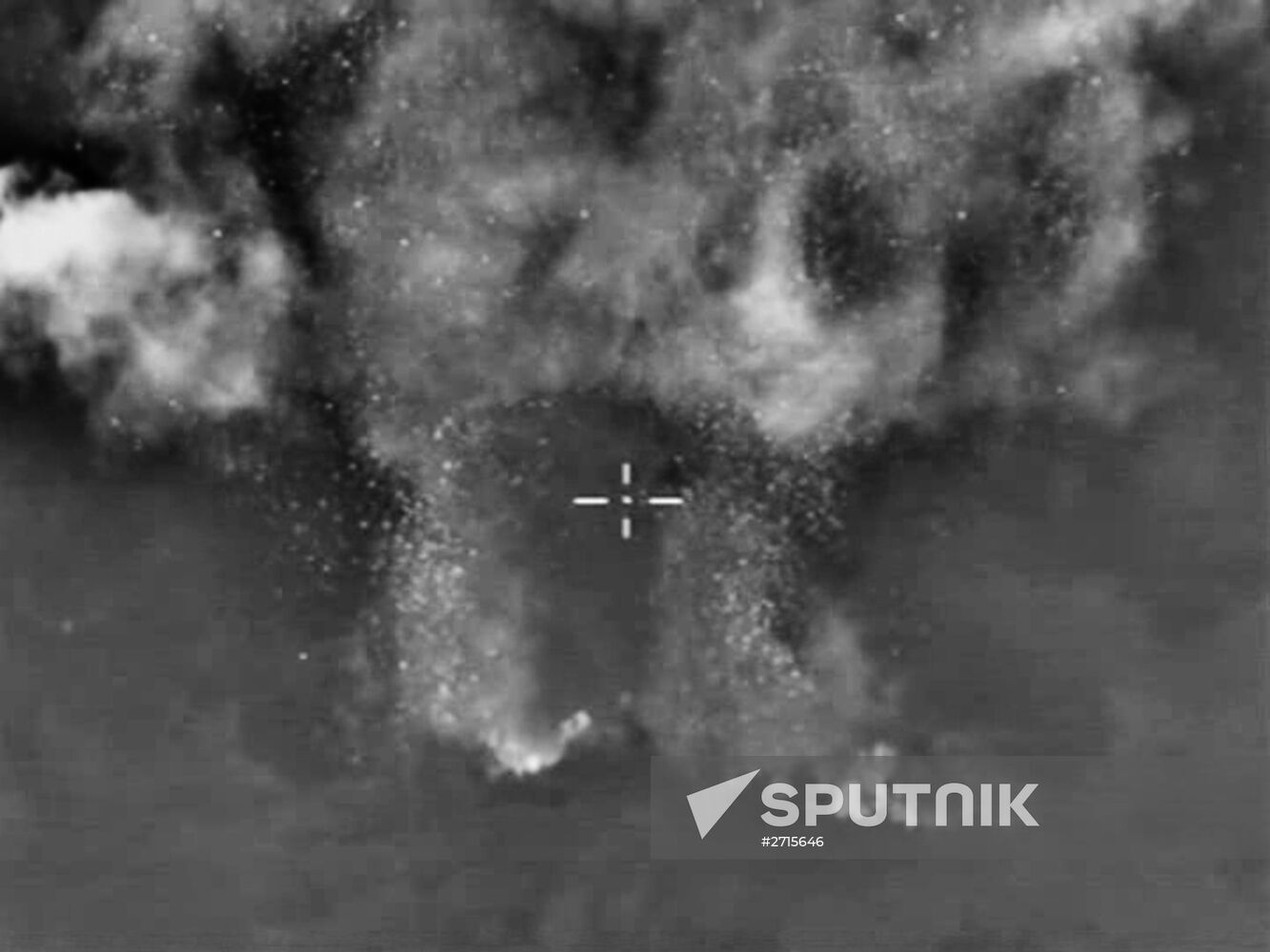 Russian Air Force strikes Islamic State positions in Syria
