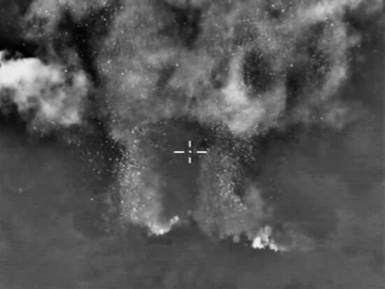 Russian Air Force strikes Islamic State positions in Syria