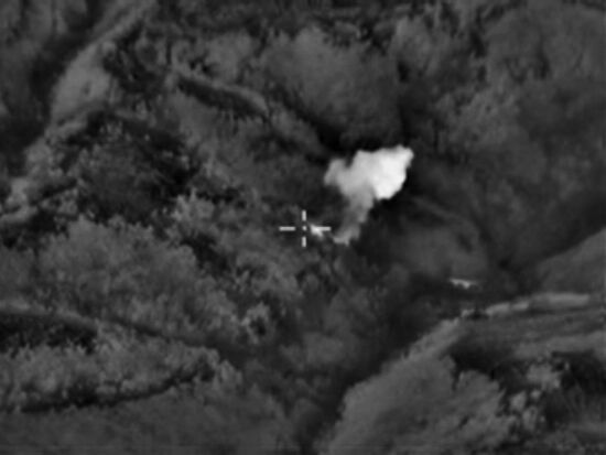 Russian Air Force strikes Islamic State positions in Syria