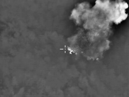 Russian Air Force strikes Islamic State positions in Syria
