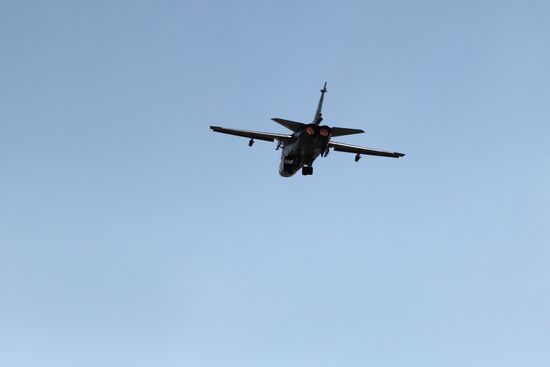 Russian aircraft in Latakia airport