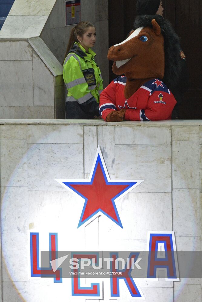 Ice hockey. KHL. CSKA vs. Torpedo