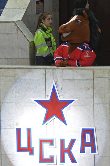 Ice hockey. KHL. CSKA vs. Torpedo