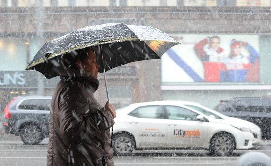 Snow in Moscow