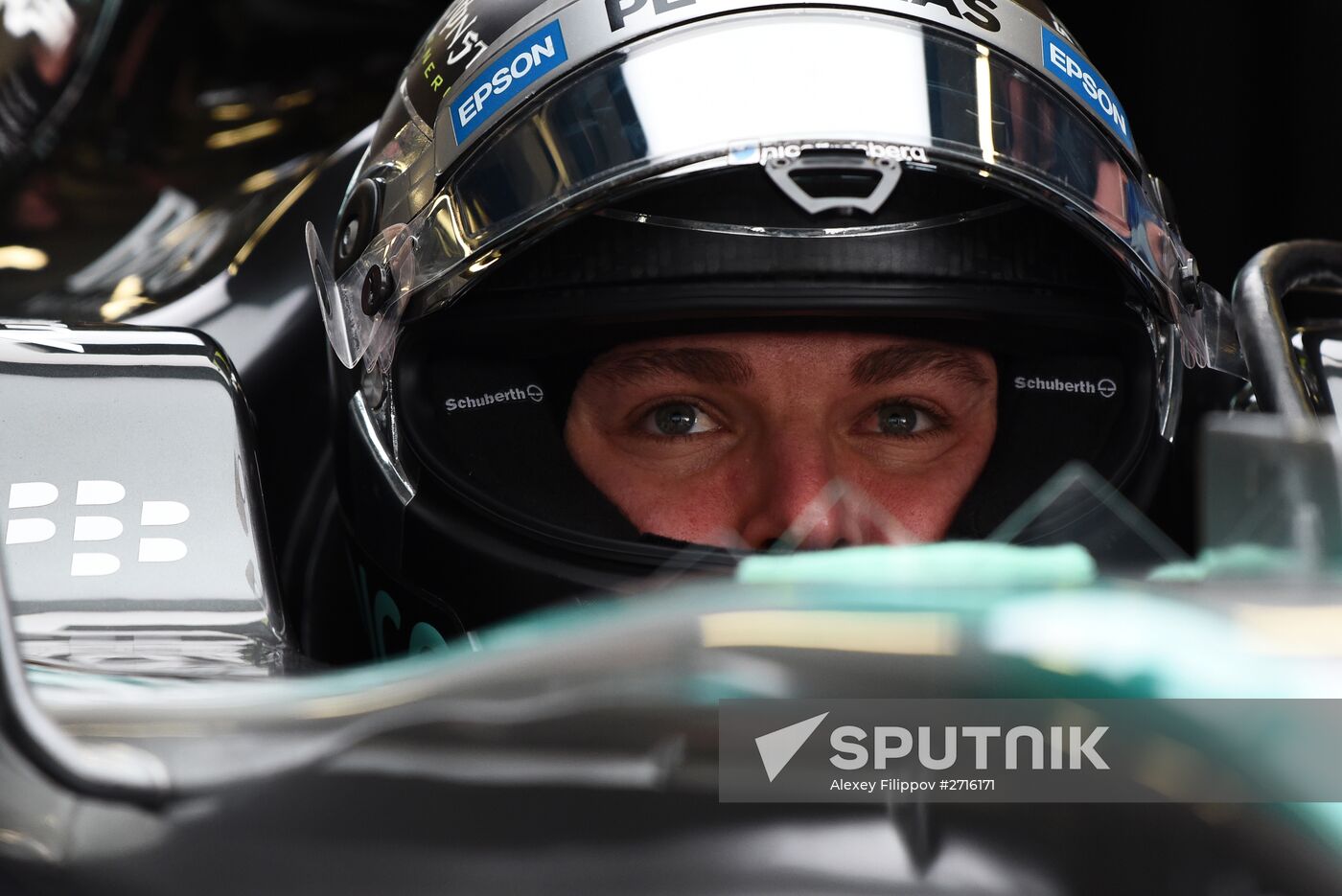 Car racing. 2015 Formula 1 Russian Grand Prix. Practice 3