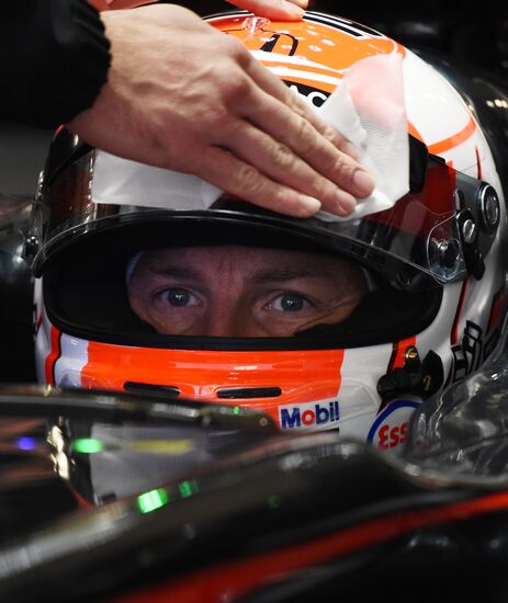 Car racing. 2015 Formula 1 Russian Grand Prix. Practice 3