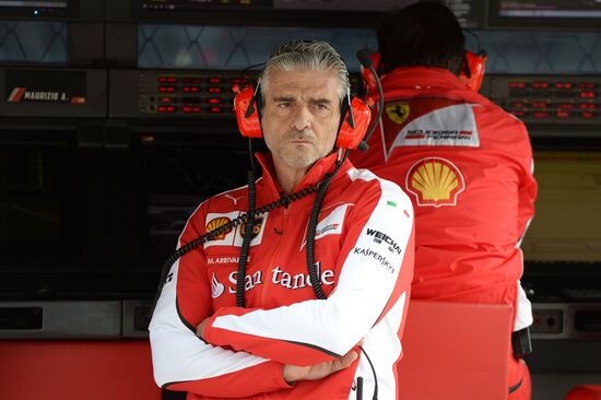 Car racing. 2015 Formula 1 Russian Grand Prix. Practice 3