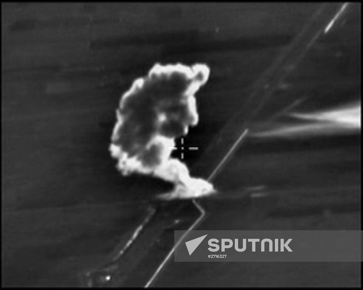 aftermath of Russian air strikes against Islamic State