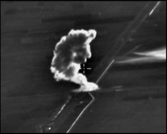 aftermath of Russian air strikes against Islamic State